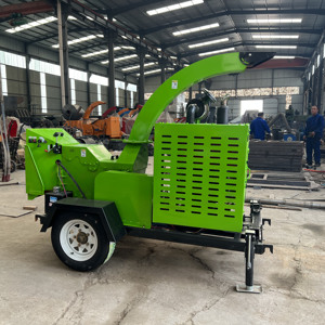 Diesel Tree Branch <b>Chipper</b> <b>Shredder</b> Mobile Wood Machines with Core Components Engine Gear Bearing by Branches Mobile Wood - Product Image 2