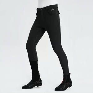 OEM 남성 의류 고탄력 통기성 승마 바지 전체 실리콘 내마모성 말 장비 - Product Image 2
