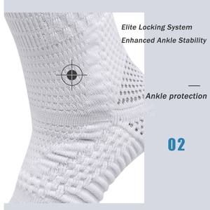 Calcetines Deportivos de Bambú sin Costuras de Marca Propia, Calcetines de Gimnasio Atléticos, Tejido 3D, Media Caña, Soporte de Arco, Calcetines de Baloncesto - Product Image 5