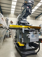 Fraiseuse à tourelle 5H universelle verticale à genouillère |   Fraiseuse industrielle robuste pour le travail des métaux avec broche ISO40 pour la fabrication de matrices et de moules