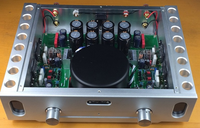 Amplificateur professionnel BRZHIFI 933, châssis en aluminium haut de gamme, classe AB, amplificateur audiophile HIFI stéréo, audio domestique