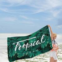 Eco Friendly Microfiber Turkish Beach Towel Custom Print Double Sided Fleece Quick Dry Sports Gym Quick Dry Beach Towels