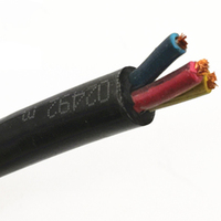 Câble de pompe à eau submersible JHS caoutchouc multi-cœurs 1-5 noyaux 2 AWG câbles d'alimentation de fil de pompe de puits profond