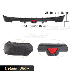 ลิ้นกันชนหลังคาร์บอนไฟเบอร์สำหรับ BMW F22 F23 M235i M240i M Sport Coupe Convertible ปี 2014-2019 - Product Image 5