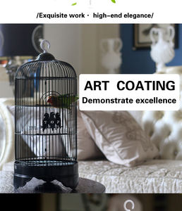 Les fabricants yolen <span class=keywords><strong>Amazoo</strong></span> vendent des cages à perroquets dans de petites cages à oiseaux rondes en métal - Product Image 6
