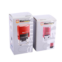 Maxstamp Fabricant de tampons auto-encreurs automatiques, ronds, ovales, à bascule, portables, pour bureau, en caoutchouc, avec texte et date
