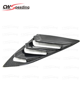 2016-2017 Tendine Parasole Laterali in Fibra di Carbonio per Finestrino Posteriore per Kit Carrozzeria HONDA CIVIC X 10a Generazione - Product Image 5