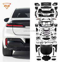 Kit de Carrocería Completo para BMW Serie 7 F01 F02 G70 M760 2009-2015, Plástico+ABS con Acabado Pulido, Parachoques Delantero/Trasero, Faldones Laterales, Parrilla