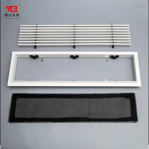 <span class=keywords><strong>Sortie</strong></span> d'air rectangulaire en plastique de qualité supérieure pour système de ventilation CVC, échange de chaleur, réfrigération facile - Product Image 6