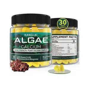 Superventas Natural Stress Relie Strong Bones Suplemento muscular Algas Calcio Gomitas