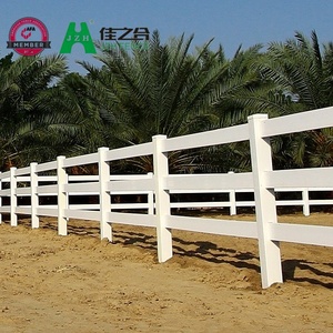 Bán Buôn 3 Đường Ray PVC Ngựa Hàng Rào Trang Trại Hàng Rào Với Cổng Cho Cuộc Đua Tất nhiên - Product Image 5