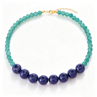 Asu 6 stijlen schattige fruit kralen choker kettingset verstelbaar zomer vakantie statement sieraden voor vrouwen
