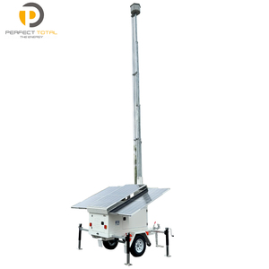 Total <b>Solar</b> Surveillance <b>Camera</b> System 96 Hours Working Time Hydraulic Mast for Trailer Tower DC24V IP65 Waterproof - Product Image 6