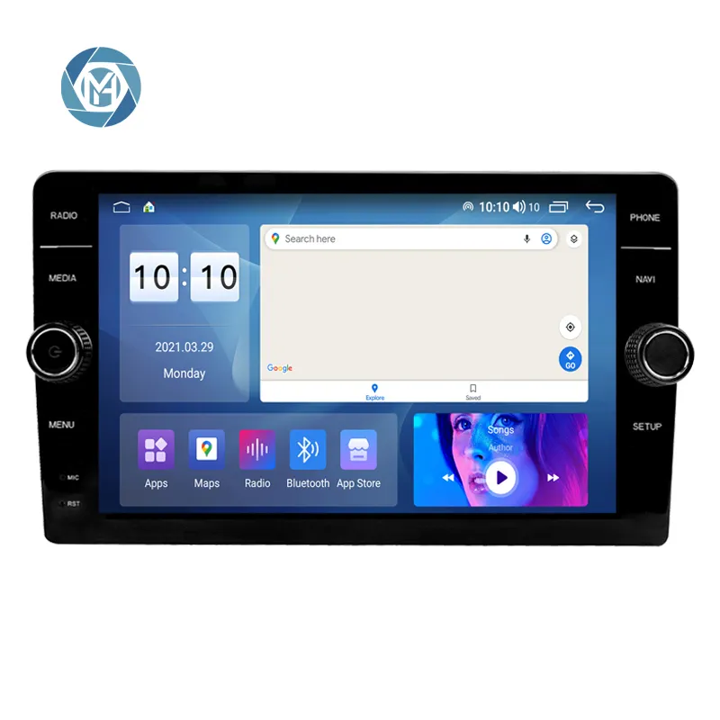 Enregistreur de voiture vidéo universel 8 pouces prix usine et enregistreur pour autoradio Double Din avec Carpaly