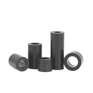 Entretoises cylindriques isolées en plastique blanc et noir M2-M14, entretoises de support en ABS et nylon - Product Image 1