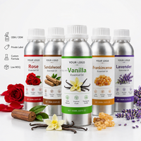 Huile Essentielle Rose Lavande Vanille Encens Bois de Santal Huile Parfumée d'Aromathérapie pour Diffuseur DIY Parfum OEM Vente en Gros