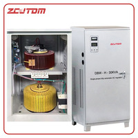 Régulateur de tension monophasé à disque JingTong 30KVA 50KVA 60KVA pour utilisation dans les salles informatiques, les stations de micro-ondes, etc.