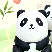 Jouet anti-stress en forme de panda mignon, jouet rebondissant doux, jouet de décompression, décoration de bureau, ensemble cadeau