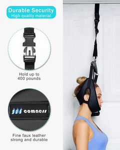 Dispositivo de Tracción Cervical Personalizado para Usar Sobre la Puerta, Hamaca Portátil para Estirar el Cuello y Aliviar el Dolor, Descompresor Cervical - Product Image 2