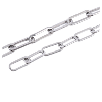 Yiwu Aceon acier inoxydable épais Long ovale lien trombone divers connecter conception bricolage balancent charme grand espace longue chaîne à maillons