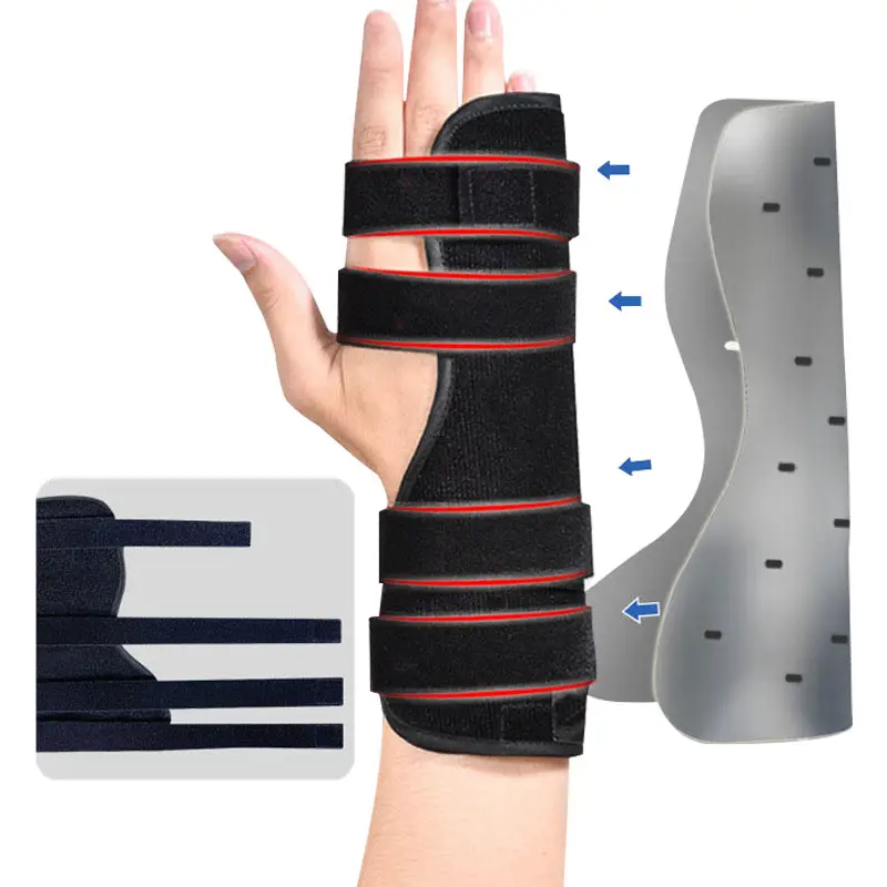 Orthopädischer medizinischer Sport Hand- und Handgelenkbandage Fingergelenk Arthritis Tenosynovitis Stahlplatte Unterstützung Handgelenk Schutz