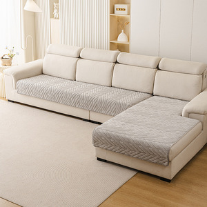 ผ้าคลุมโซฟาผ้ากำมะหยี่หนากันลื่นกันน้ำสไตล์โมเดิร์นสีทึบ 76 X 152 X 30 ซม. สำหรับโซฟาทั่วไป - Product Image 2