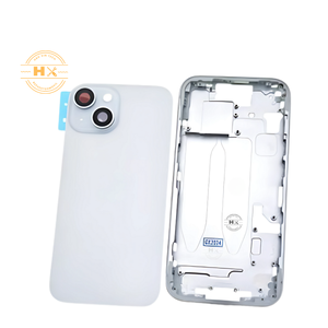 Boîtier central bleu avec coque arrière pour iPhone 15 – Coques de téléphone portable haut de gamme - Product Image 1