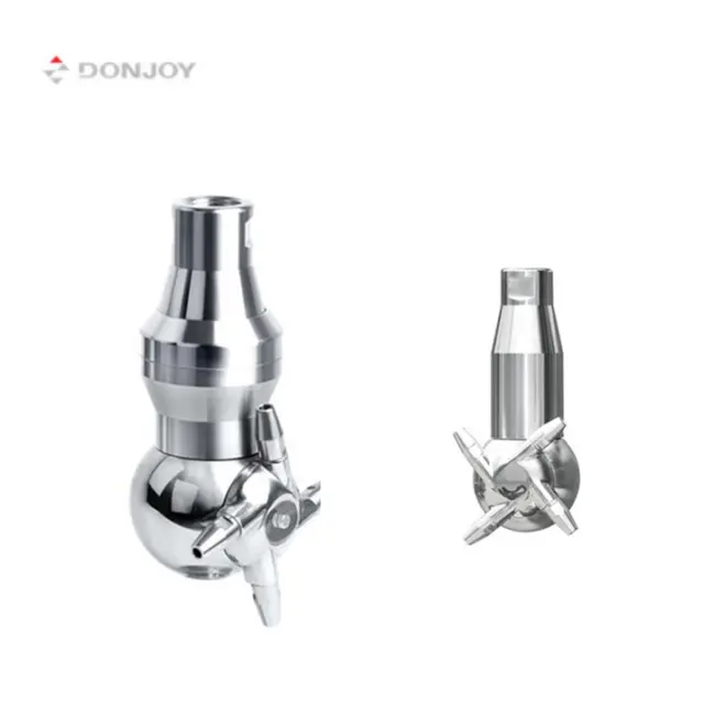 Donjoy-Cabezal de chorro de limpieza rotativo 3d, boquilla de limpieza de pulverización de 2020 grados, limpiador de tanque de agua, novedad de 360