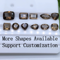 Pierres précieuses de Quartz fumé en forme de coussin d'air, pierres précieuses naturelles de haute qualité pour la fabrication de bijoux, 4.0mm ~ 10.0mm
