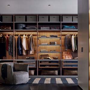 Système de dressing moderne en bois Santopova, meubles de chambre à coucher, armoire, placard - Product Image 3