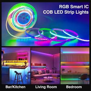 Magic Cob LED Tiras de luz 480 576 720 784 840 896 LEDs 12V 24V A todo color Inteligente Direccionable COB LED Strip 5M PCB Dream - Product Image 3