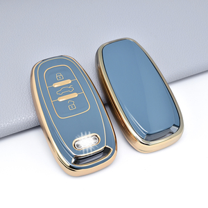 Couverture de <span class=keywords><strong>clé</strong></span> de <span class=keywords><strong>voiture</strong></span> en TPU souple et coloré pour Audi, accessoires de boîtier de <span class=keywords><strong>clé</strong></span> - Product Image 5