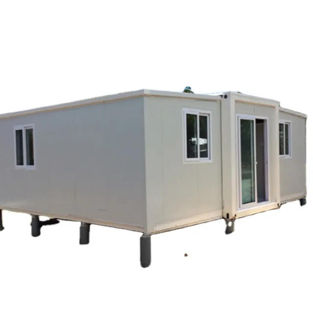 Modern 20 and 40ft Luxury Prefabricated Steel Structure Homes 2 4 Bedroom Foldable Container for Hotel Use