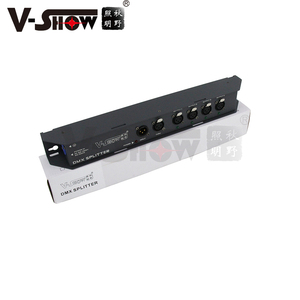 VSHOW DSP04 2022 New DMX Splitter Signal Amplifier 4 Port DMX Splitter Stage Machine DMX Splitter For Wedding DJ Party - Product Image 2
