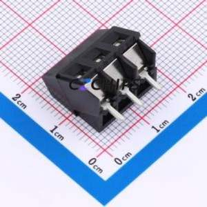 1546074-3 Screw Terminal Block Through hole Component (THT),P=5.08mm Connector 5.08mm Black Through Hole 1 - Product Image 2