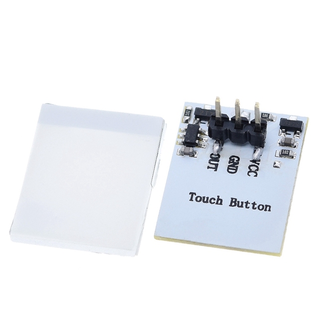 Green Blue Red and Yellow Color RGB Capacitive touch switch button module 2.7 V to 6 V module anti-jamming is strong HTTM series