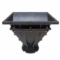 Nouvelle conception en plastique Line Array Tweeter 75mm Voice Coil Sound Horn 38mm Guide d'onde de sortie pour une application acoustique professionnelle