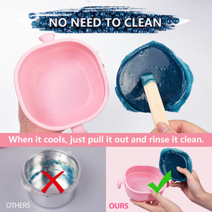 Chauffe-cire pliable Machine d'épilation Portable Silicone chauffe-cire 400ML SPA corps épilateur paraffine Pot de cire pour voyage - Product Image 5