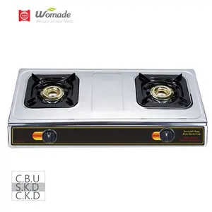 2 burner deluxe gas stove ss stove gaz 2B cooketops cheap price punching burner gas cooker good price gascookerfactories