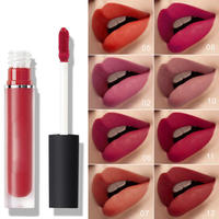 52 couleurs Oem personnalisé votre logo liquide mat rouge à lèvres imperméable longue durée végétalien marque privée mat liquide rouge à lèvres