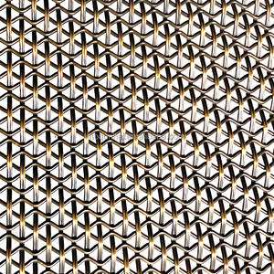 316L 스테인레스 스틸 일반 직조 어쿠스틱 메쉬 ISO 14001 인증 색상 전기 영동 알루미늄 천장 두바이 박람회 스타일 - Product Image 3