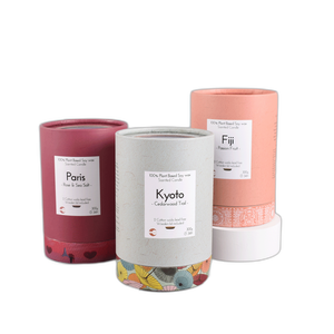 Boîte d'emballage kraft rose personnalisée <span class=keywords><strong>avec</strong></span> fenêtre en PVC transparente, doublure et éponge en coton pour l'impression de logo de boîte de tube de papier alimentaire - Product Image 6