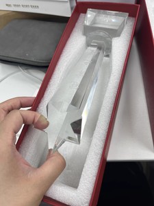 Fabricante personalizado de alta calidad Star Crystal Trophy Glass Award Impresión ultravioleta Grabado Recuerdos en varias formas - Product Image 6