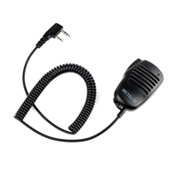 Retevis K-1 2 Pin Mini PTT Speaker Mic Untuk Radio Dua Arah RETEVIS PUXING WOUXUN TYT HYT BAOFENG Walkie-Talkie