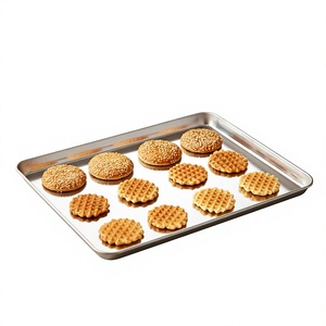 <span class=keywords><strong>Plat</strong></span> à <span class=keywords><strong>gratin</strong></span> en acier inoxydable robuste, écologique, résistant au four, anti-déformation, non toxique, pour usage commercial - Product Image 2
