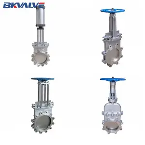 6 Inch Lug Wafer Type Wcb Knife Gate Valve With Hand Wheel Gate Valve Manufacture