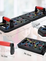 Tablero de realce multifuncional portátil para entrenamiento de músculos abdominales y de pecho para hombres, equipo de entrenamiento de inglés para el hogar