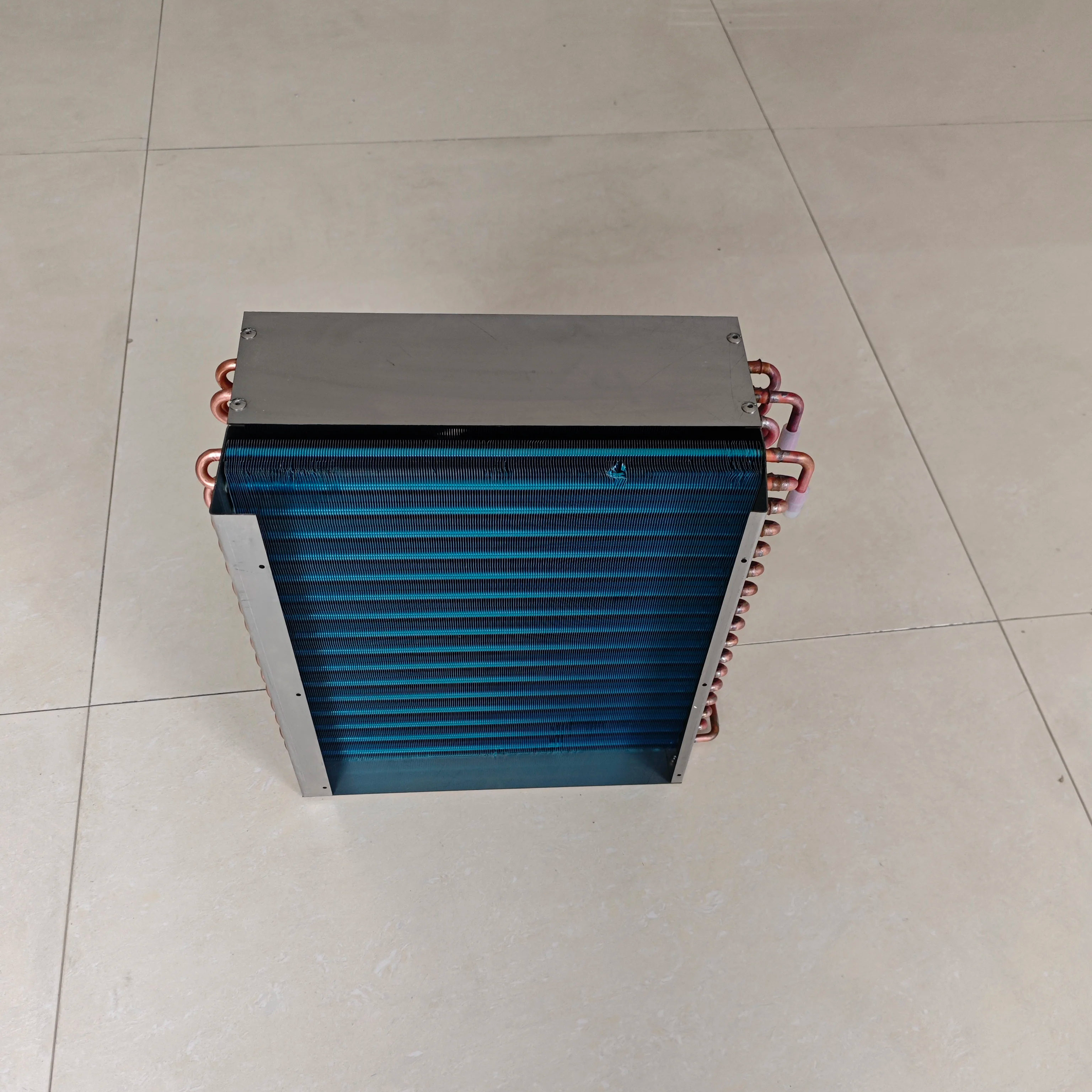 Condenser Cooler for Dehumidifier Essential Refrigeration & Heat Exchange Part Made of Copper Tube Aluminum Fin