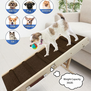 Honden trap houten verstelbaar kofferbak hondenoploop hondenbank trap - Product Image 4