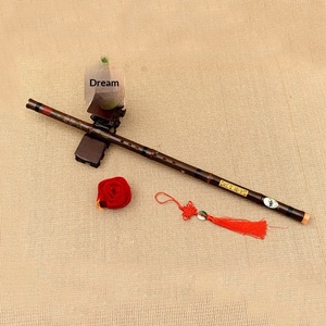 Flûte de berger Xiao à huit trous pour étudiants et débutants, tonalité Sol, quatre options de couleur, avec sac en flanelle Zizhu violet - Product Image 4
